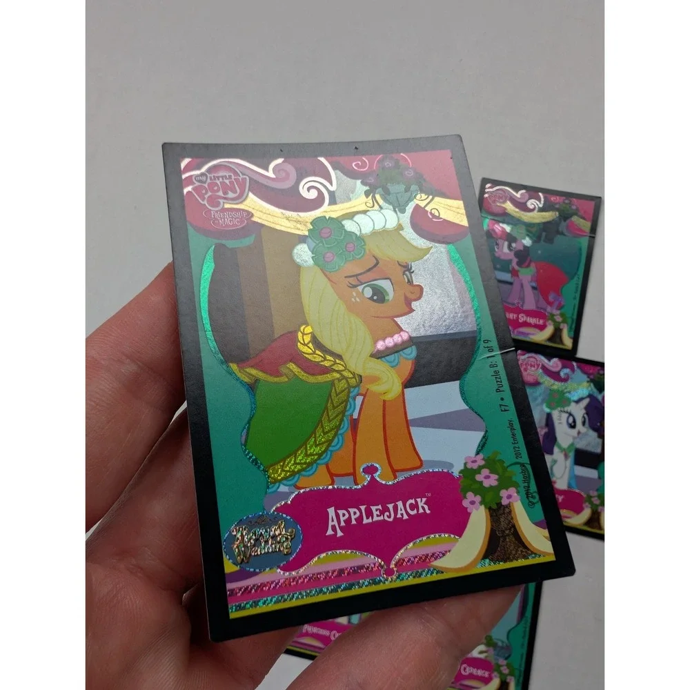 My Little Pony Royal Wedding‎ Card Puzzle Lot Foil 7/9 MP HP